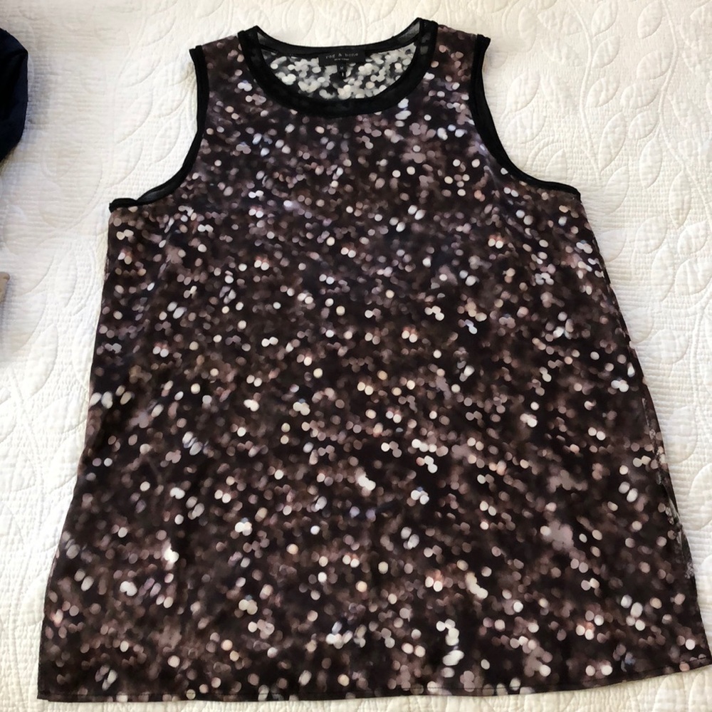 Rag & Bone sleeveless silk tank